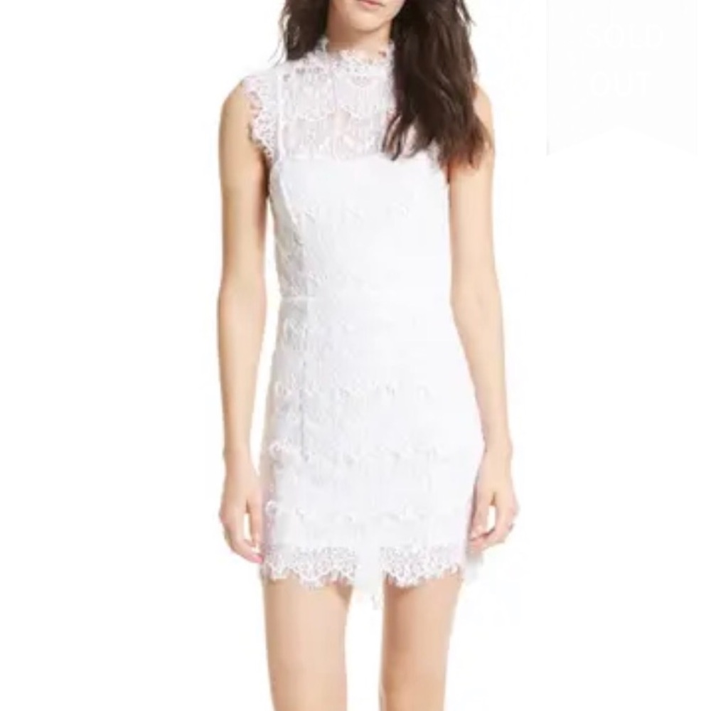 Free People Daydream Lace Mini Dress